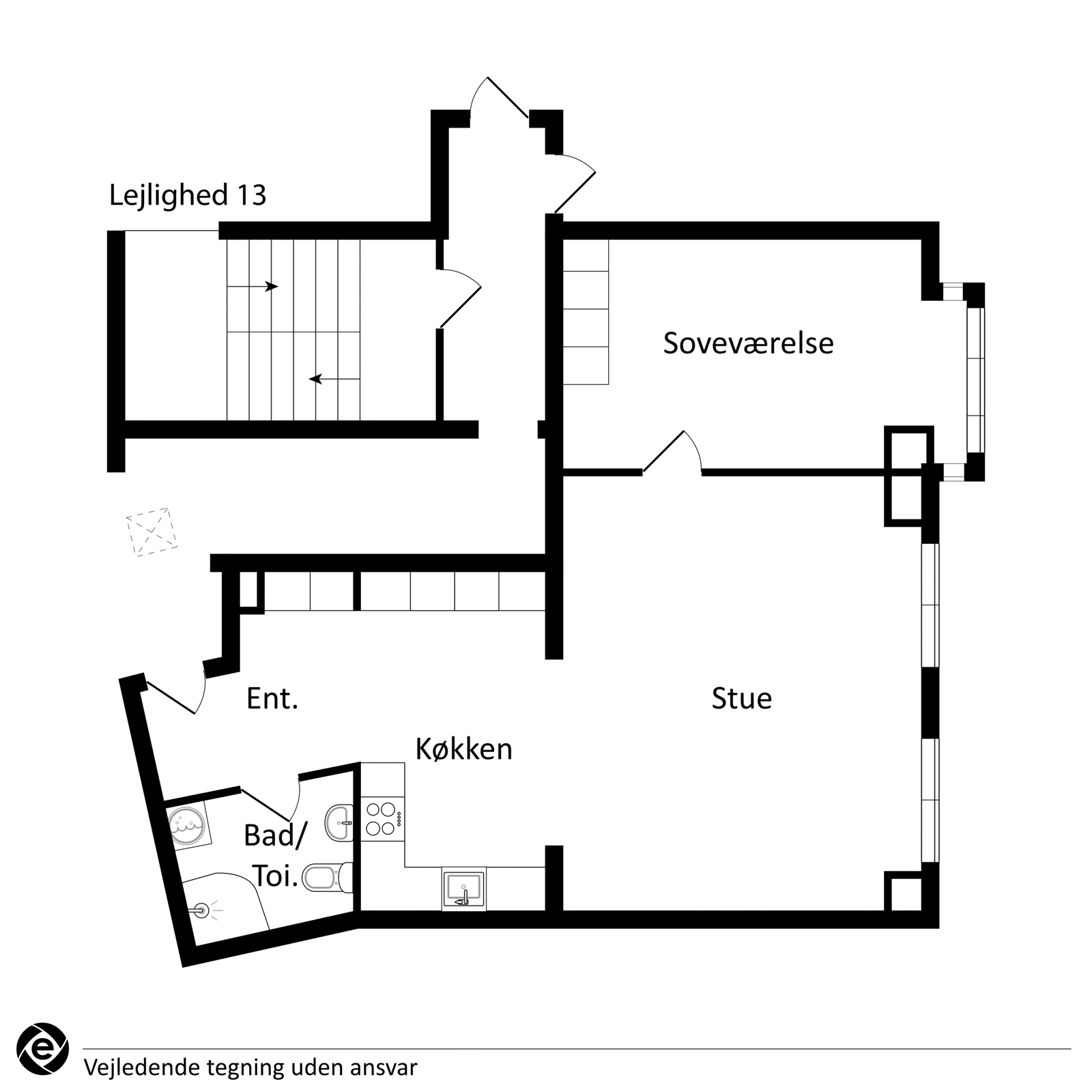 Visual presentation of the listing