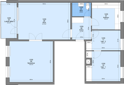 Visual presentation of the listing