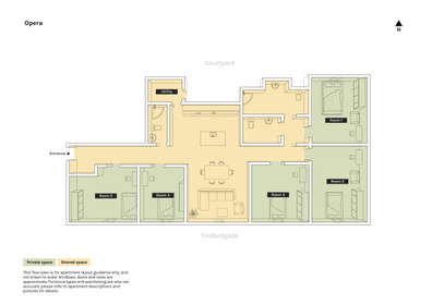 Visual presentation of the listing