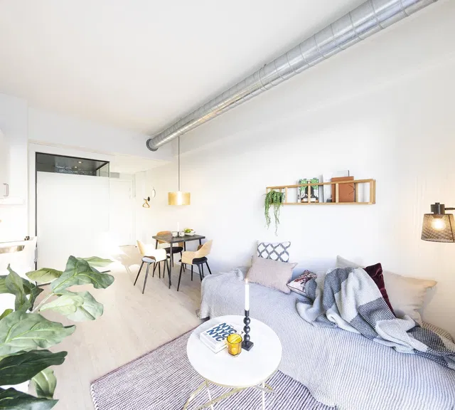 apartment Lys 1-værelses bolig med fælles tagterrasse