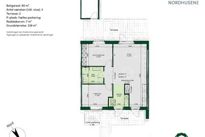 Visual presentation of the listing