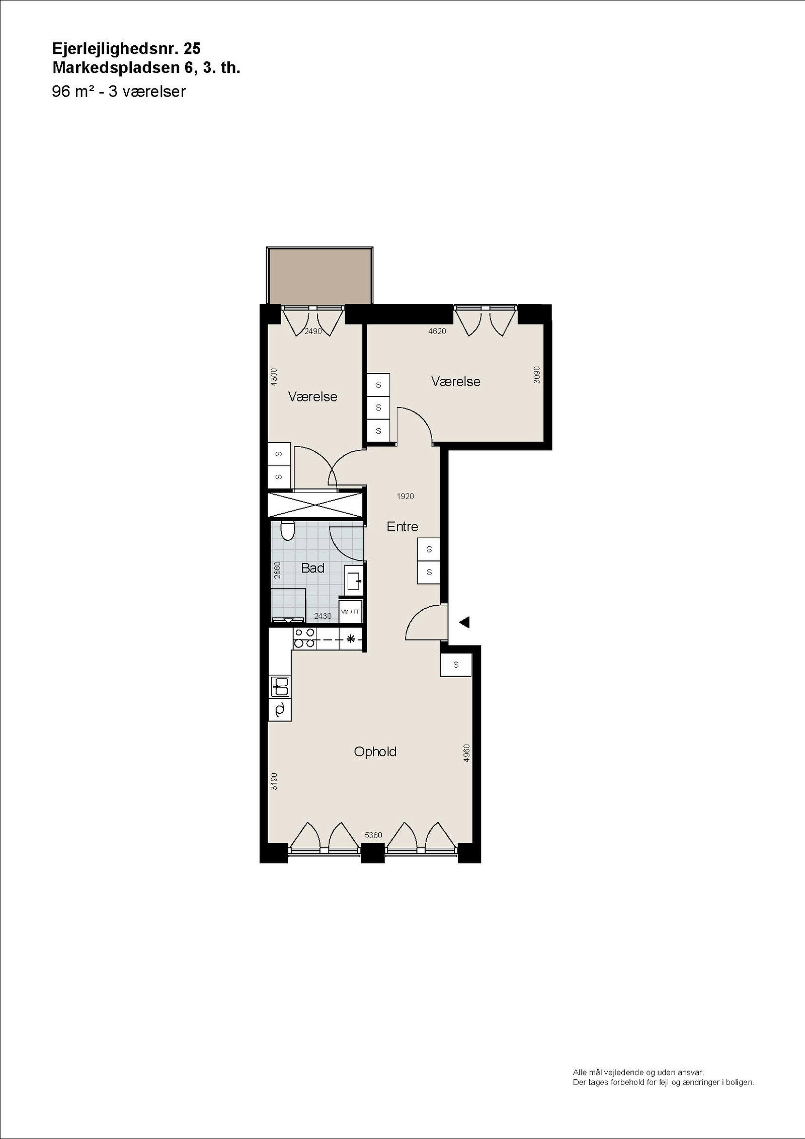 Visual presentation of the listing