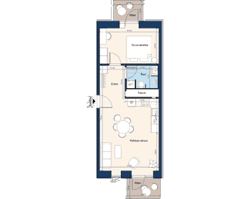 Visual presentation of the listing
