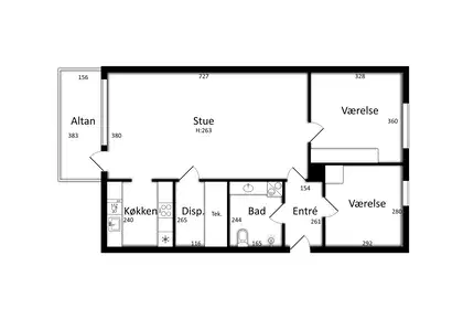 Visual presentation of the listing
