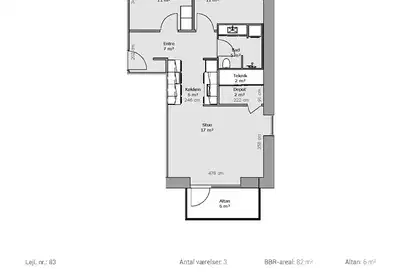 Visual presentation of the listing