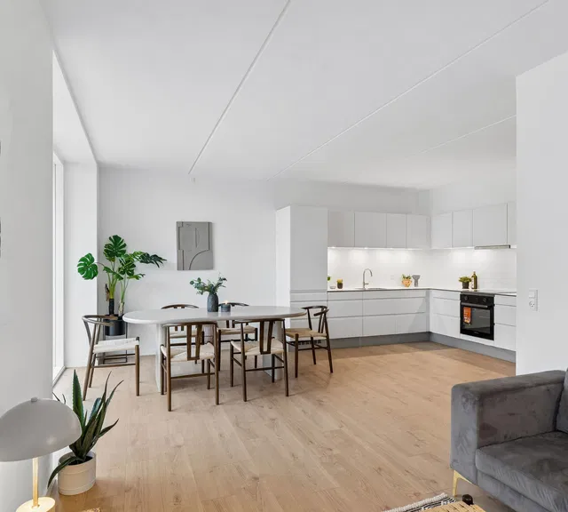 apartment Indbydende 3-værelses stuelejlighed med terrasse og 82 m²