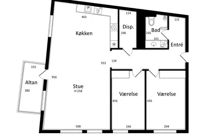Visual presentation of the listing