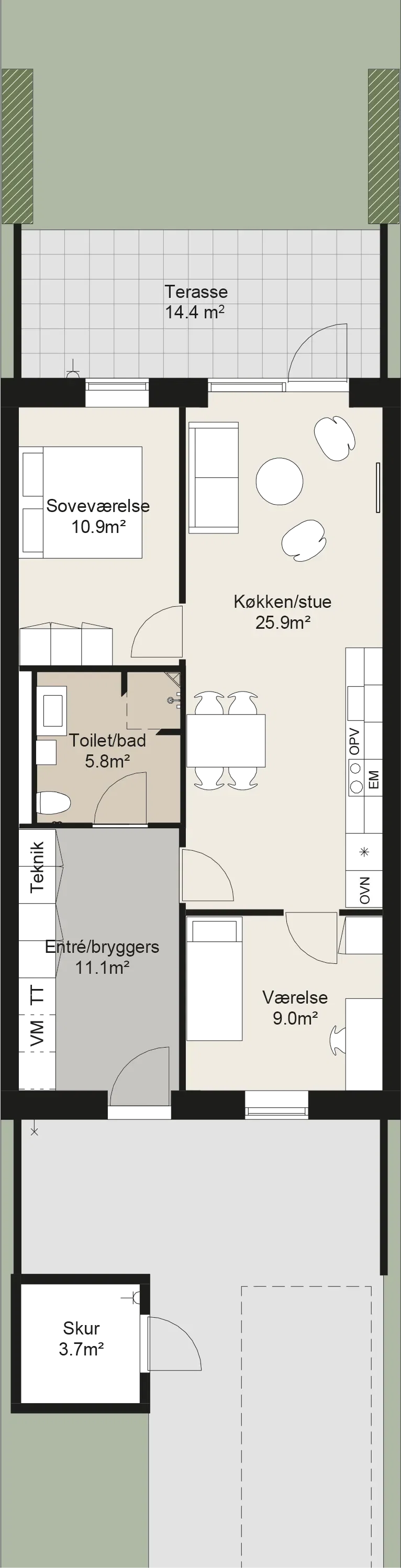 Visual presentation of the listing