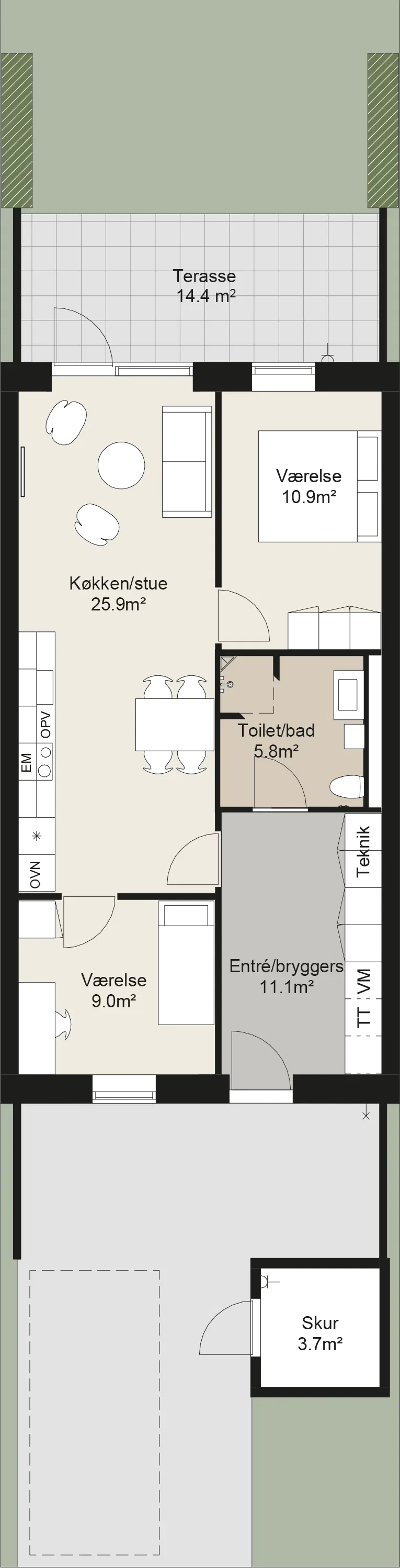 Visual presentation of the listing