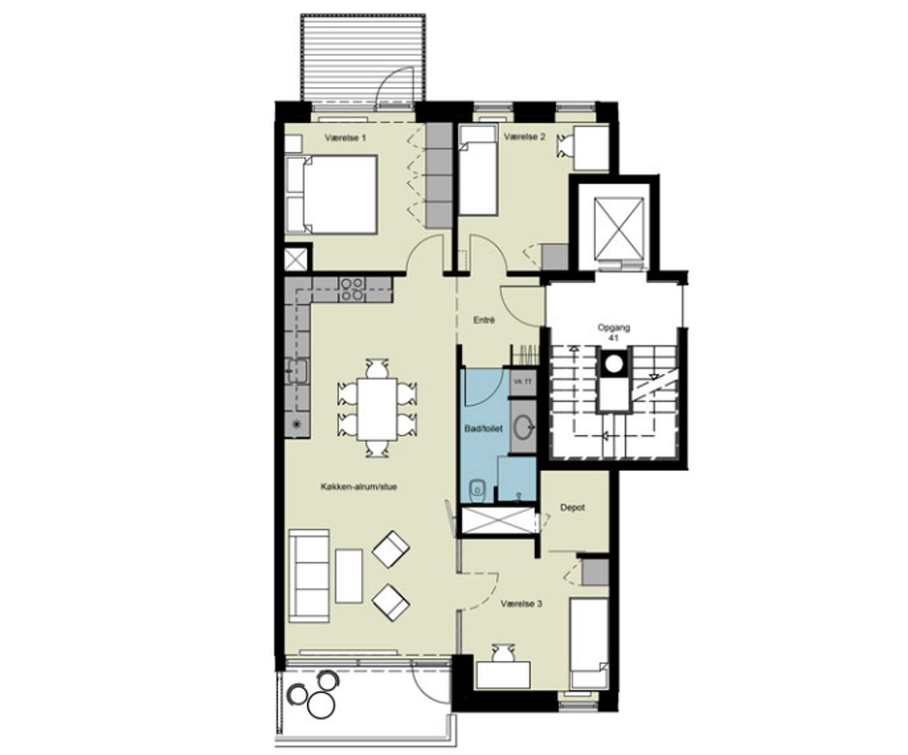 Visual presentation of the listing