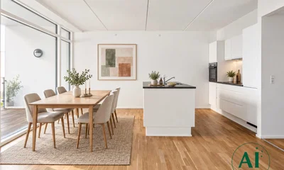 FIN 4-VÆRELSES MED DIREKTE UDSIGT TIL LIMFJORDEN - Lindholm Brygge, Nørresundby - 3