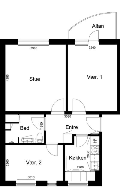 Prisvenlige familieboliger centralt - Korsgade, Grenaa - 3