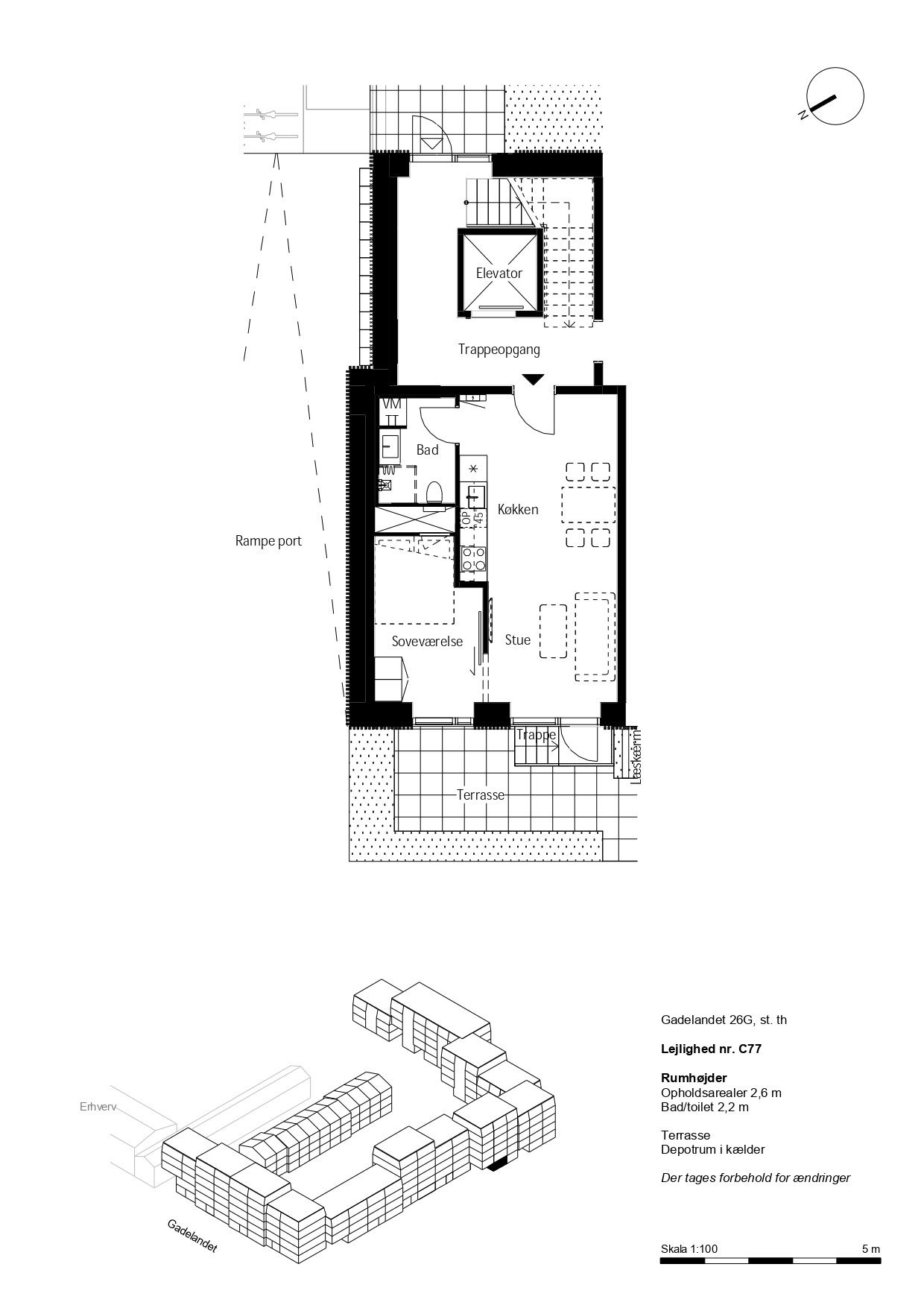Visual presentation of the listing