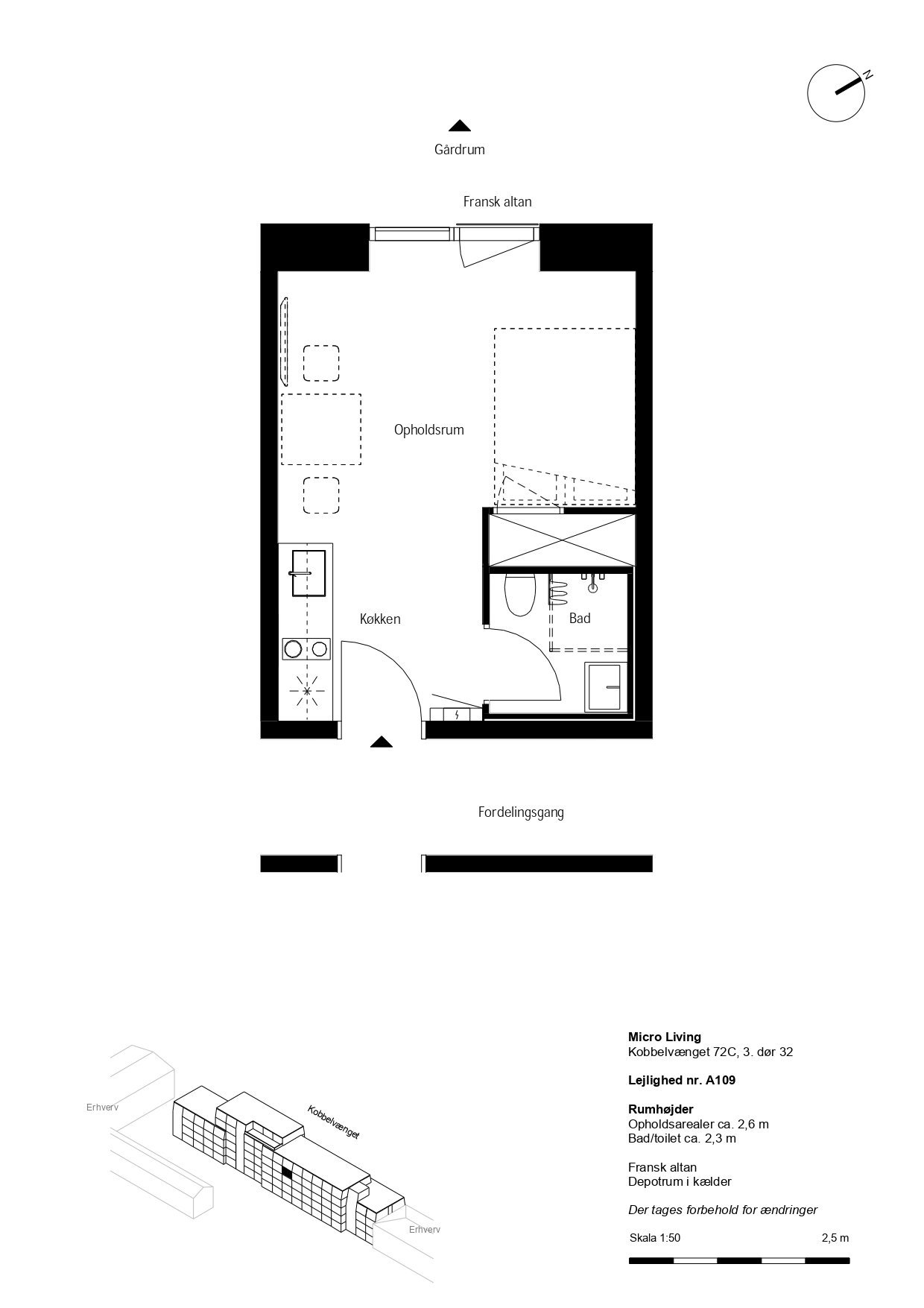 Visual presentation of the listing