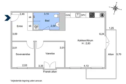 Visual presentation of the listing