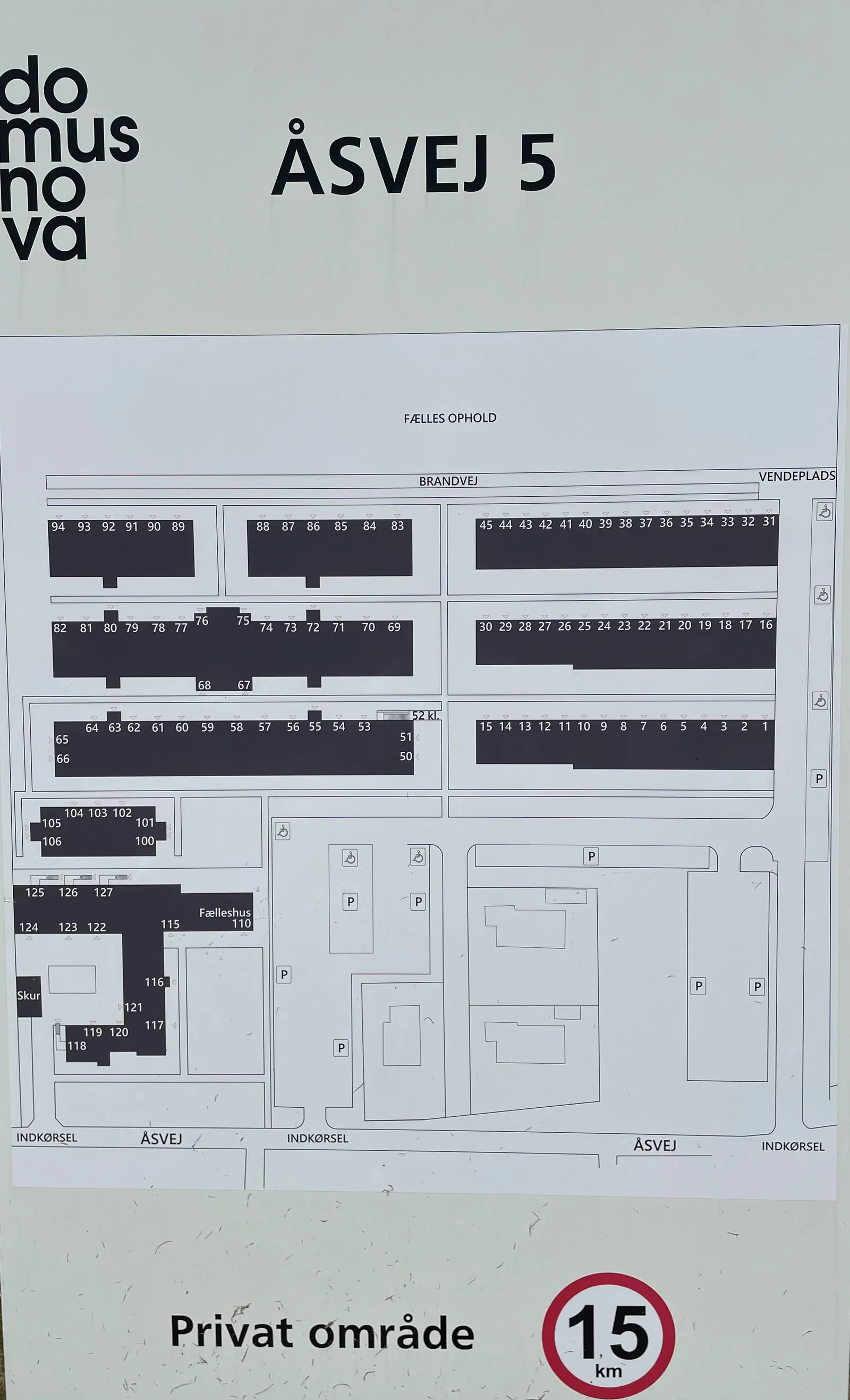 Visual presentation of the listing