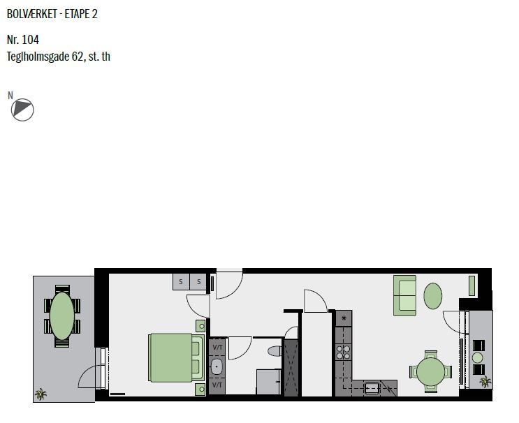 Visual presentation of the listing