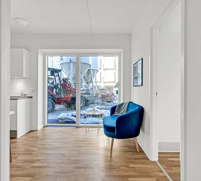 apartment 2-værelses lejlighed i stuen!