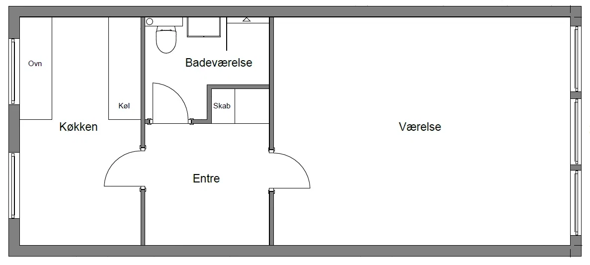 Visual presentation of the listing