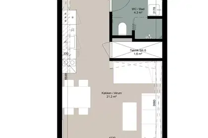 Visual presentation of the listing