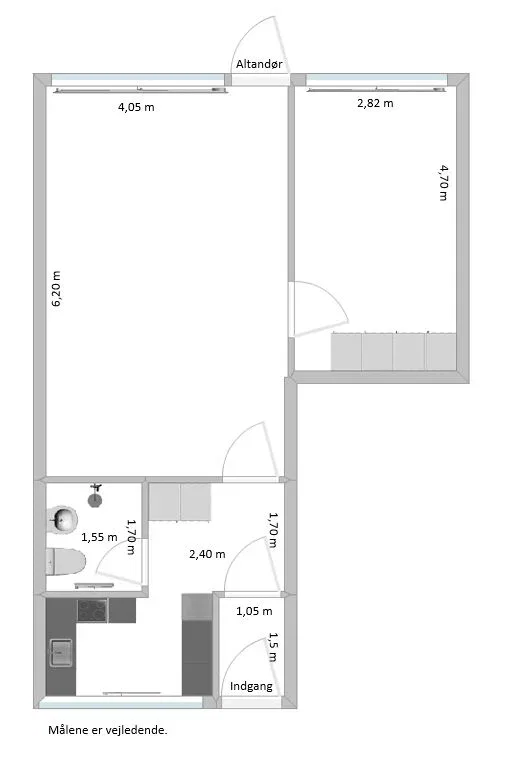 Visual presentation of the listing