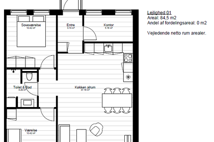 Visual presentation of the listing