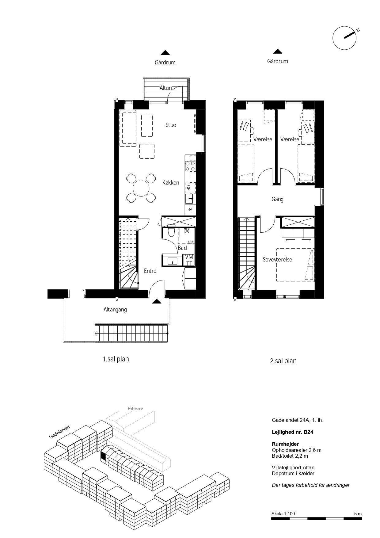 Visual presentation of the listing