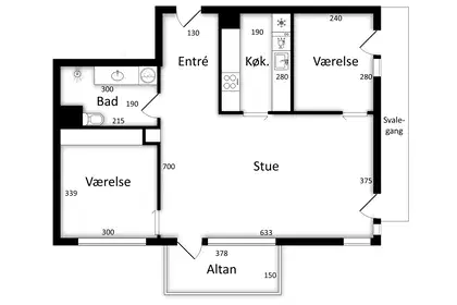 Visual presentation of the listing