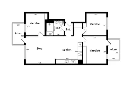 Visual presentation of the listing
