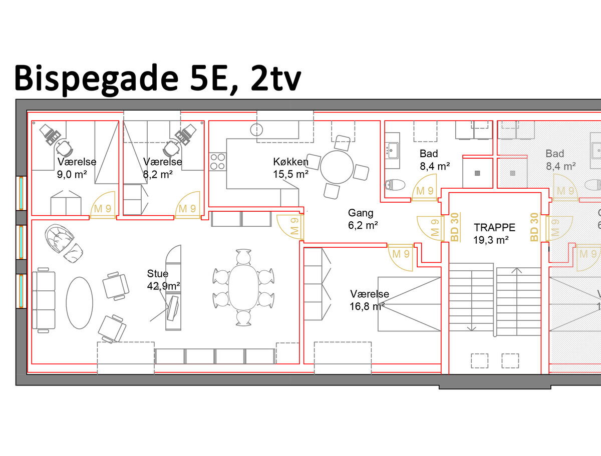 Visual presentation of the listing