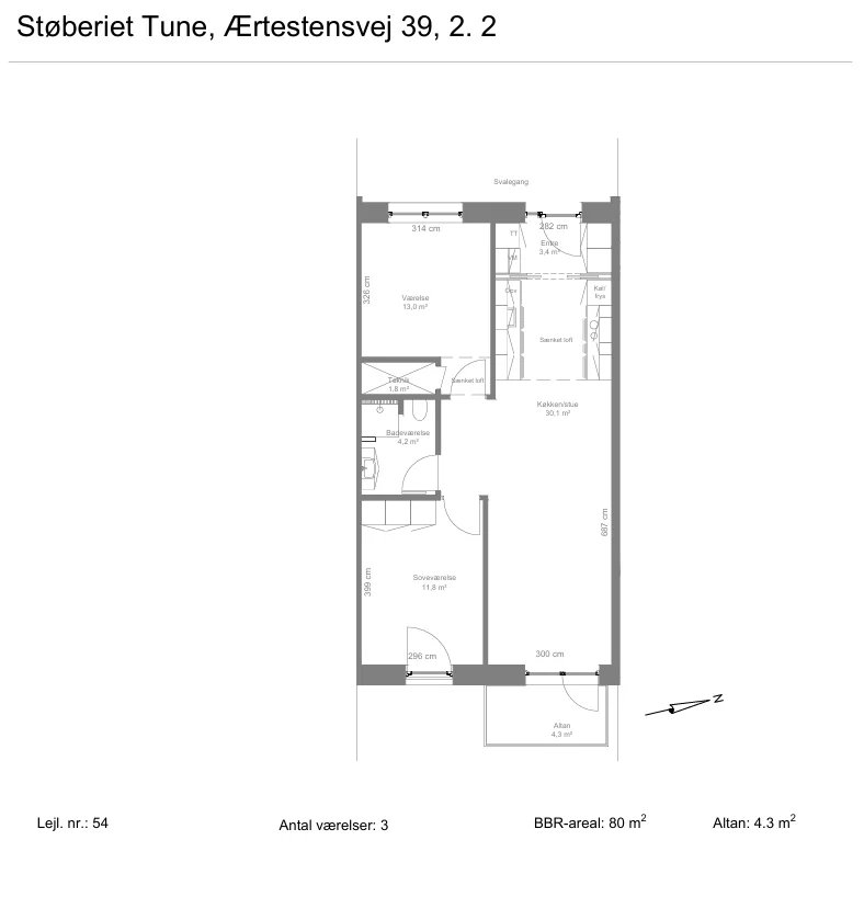 Visual presentation of the listing