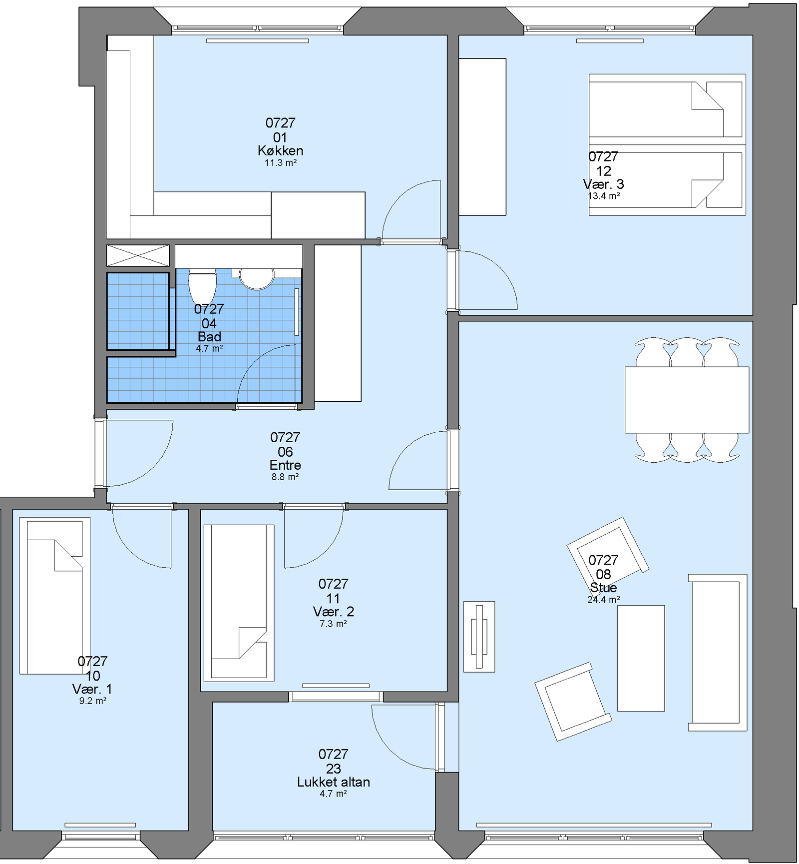 Visual presentation of the listing