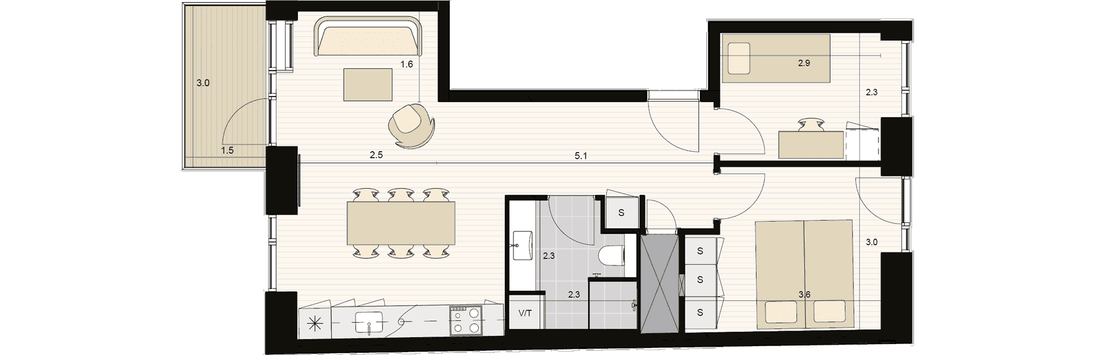 Visual presentation of the listing
