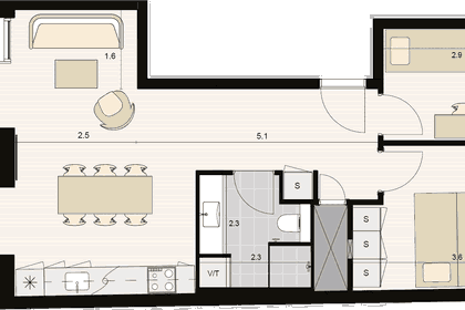 Visual presentation of the listing
