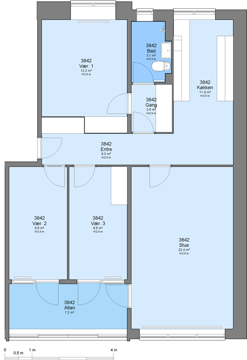 Visual presentation of the listing