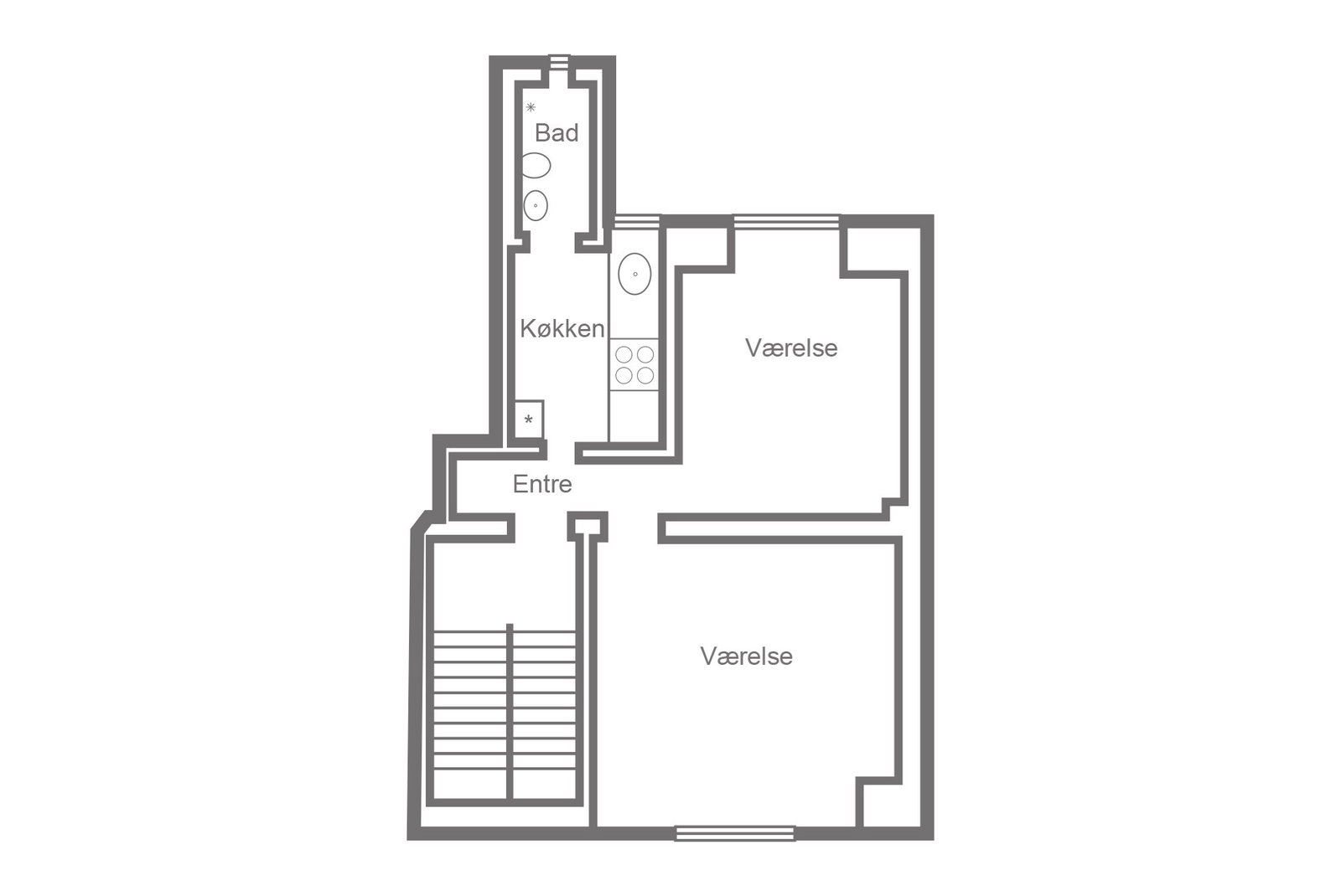 Visual presentation of the listing