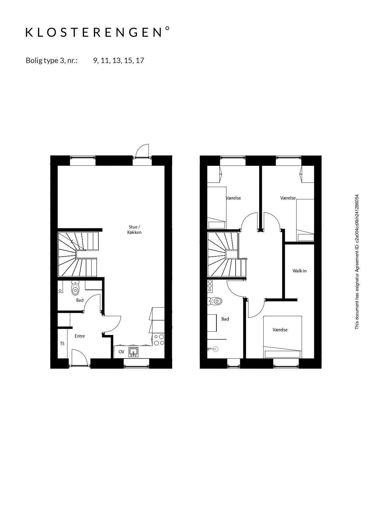 Visual presentation of the listing
