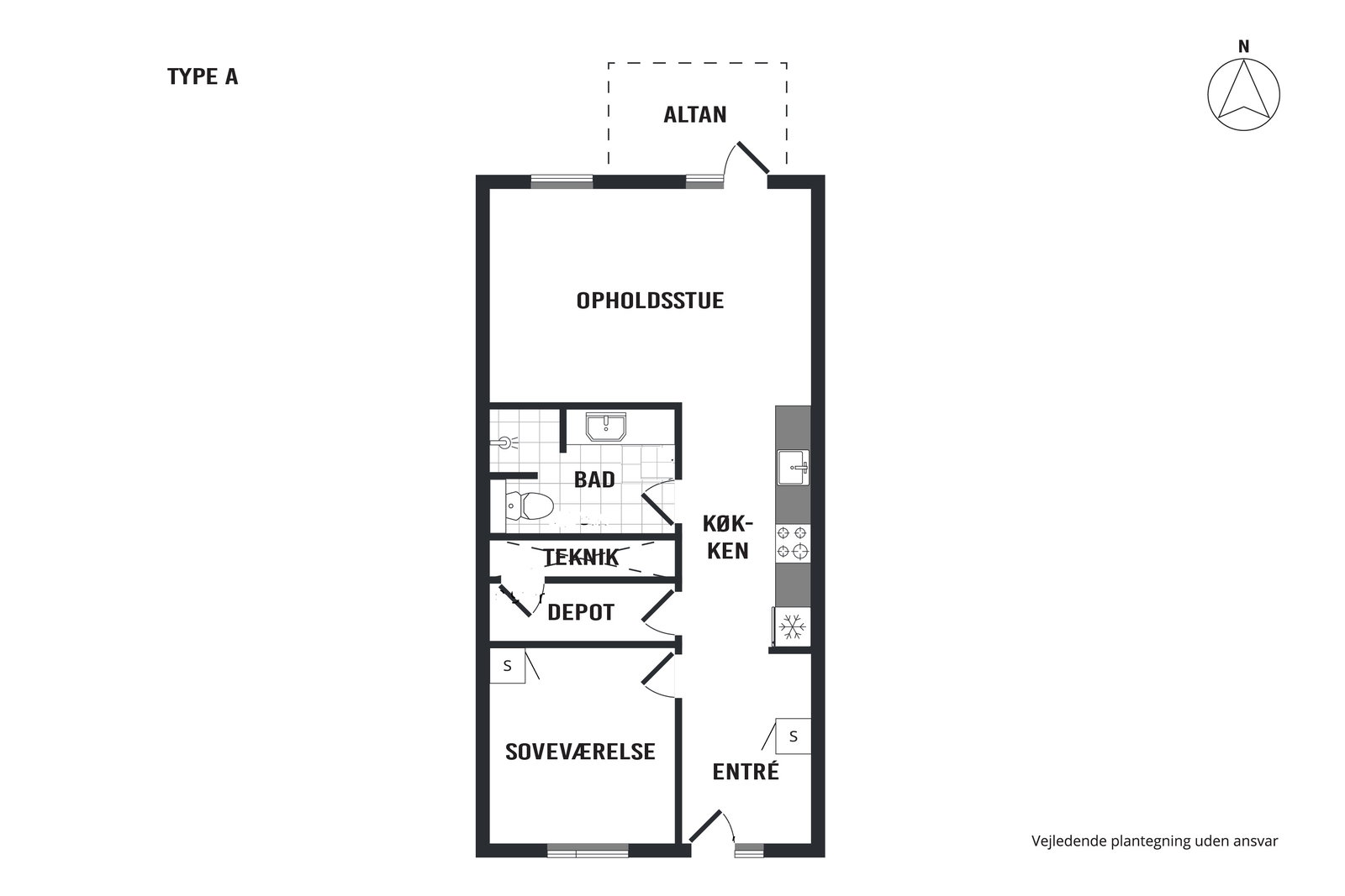 Visual presentation of the listing