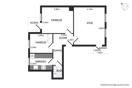 Visual presentation of the listing