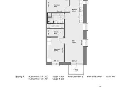 Visual presentation of the listing