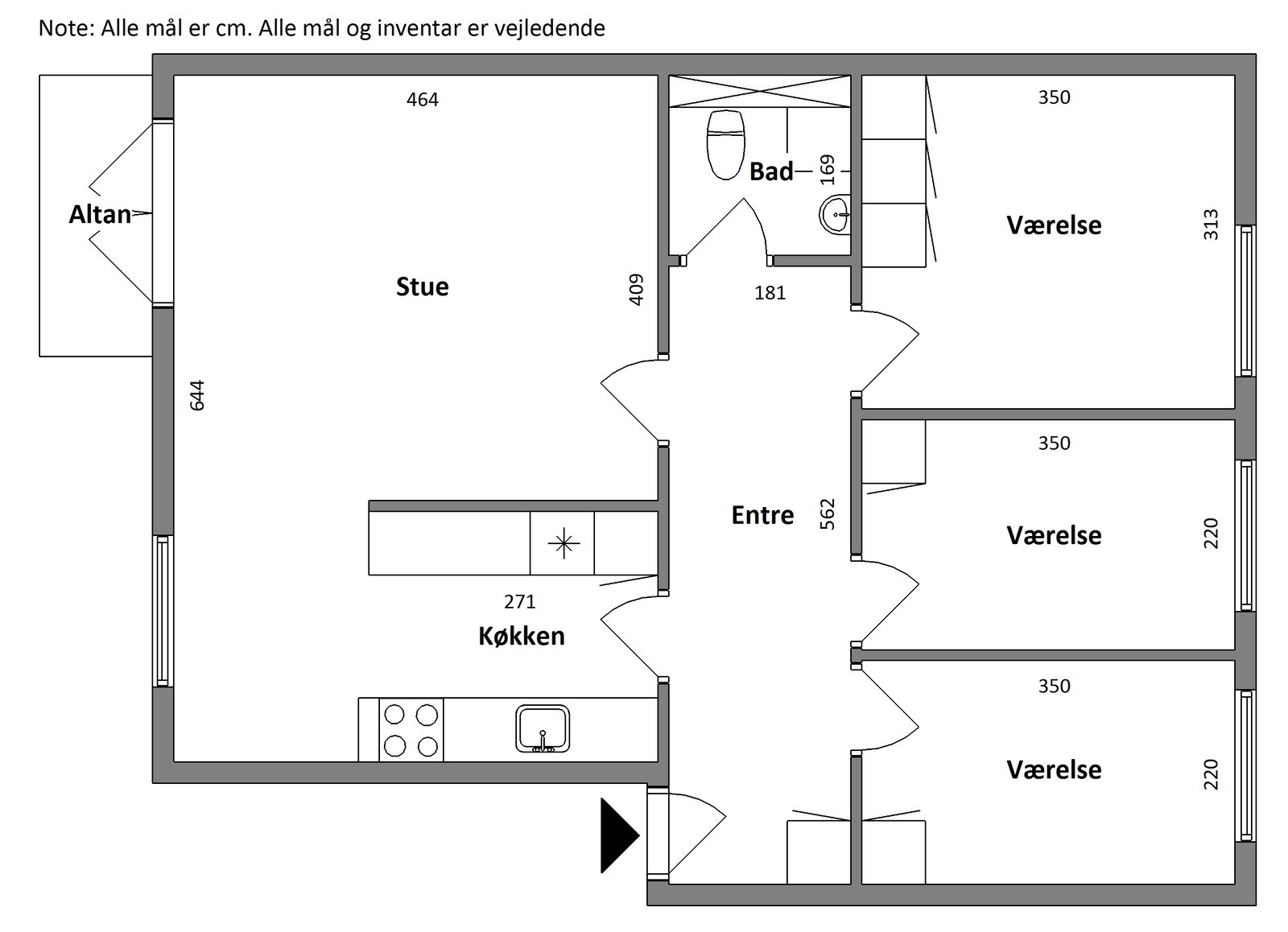 Visual presentation of the listing