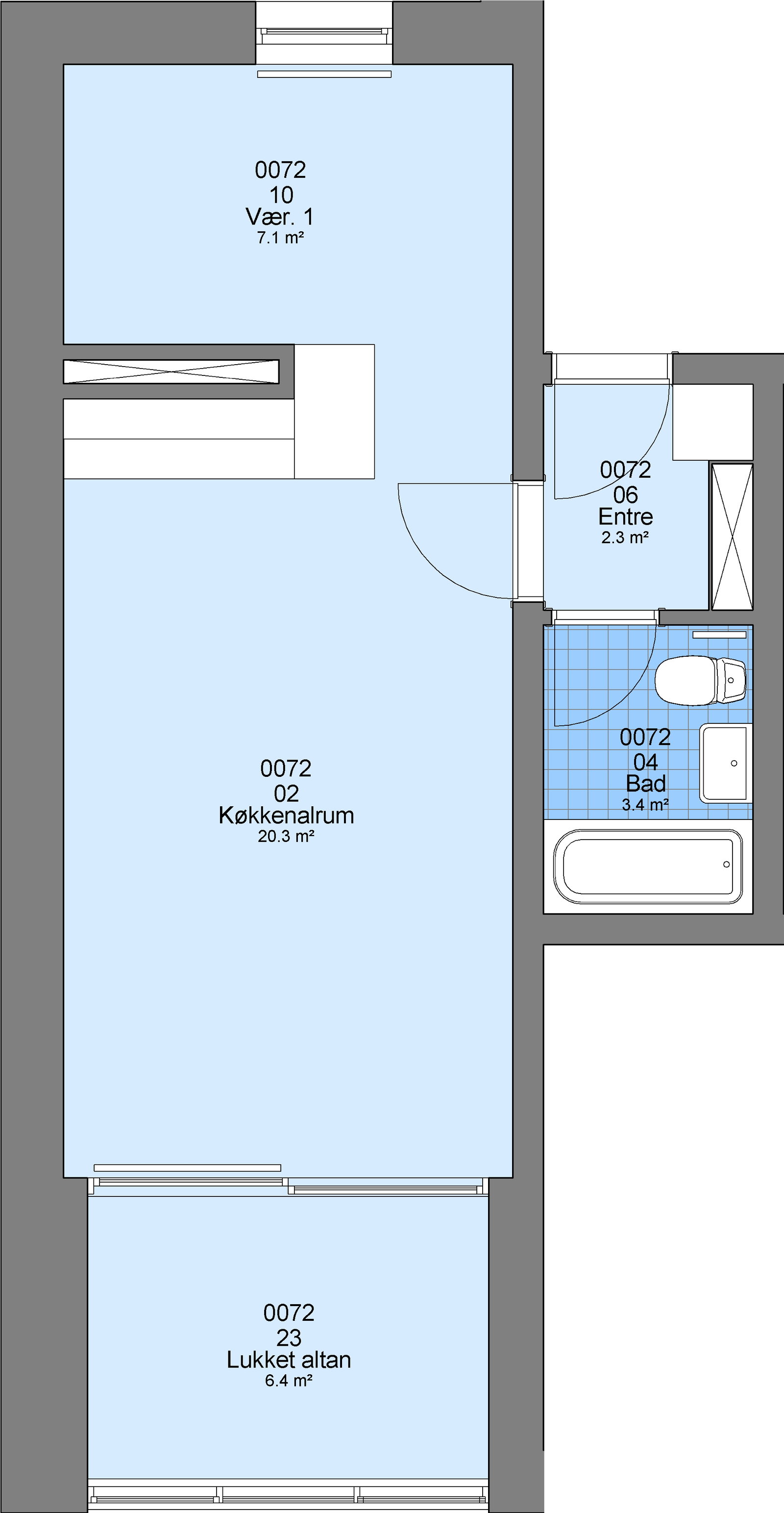 Visual presentation of the listing