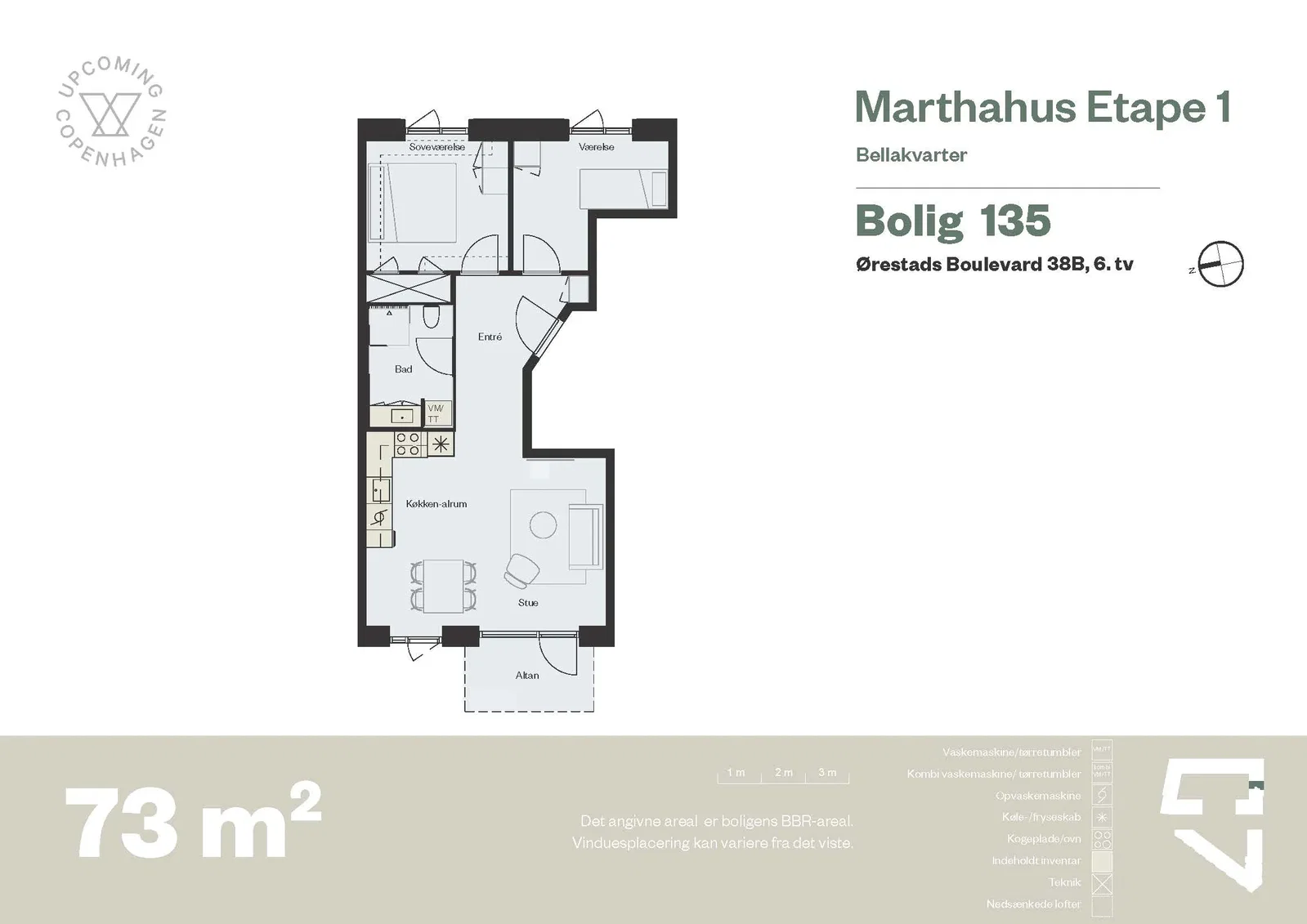Visual presentation of the listing