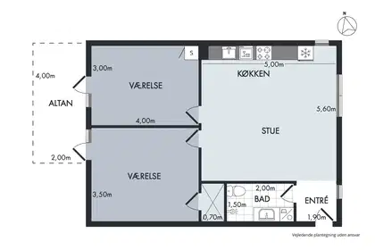 Visual presentation of the listing