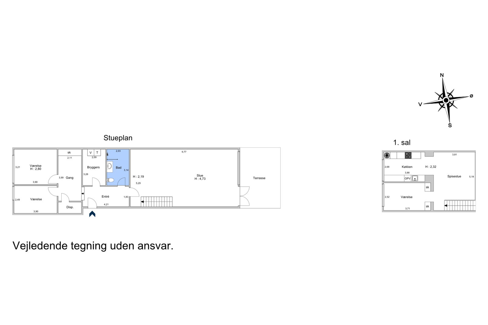 Visual presentation of the listing