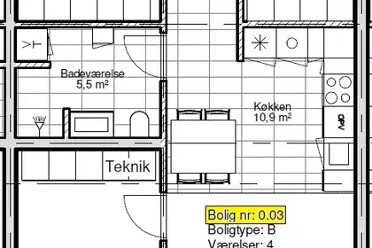 Visual presentation of the listing