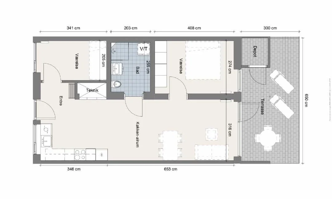 Visual presentation of the listing