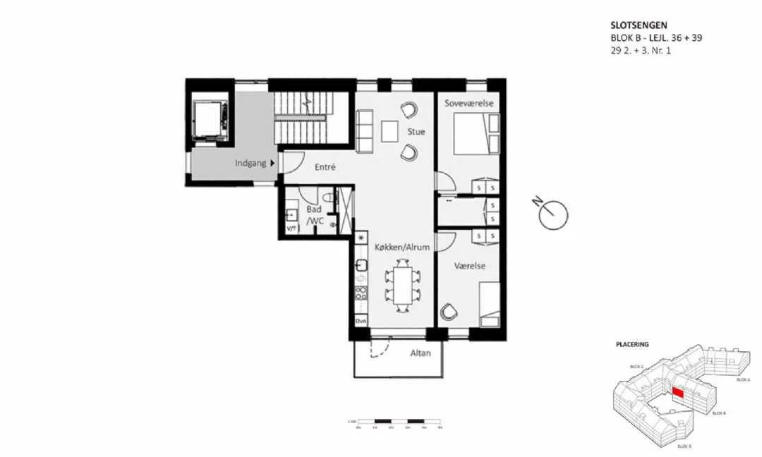 Visual presentation of the listing