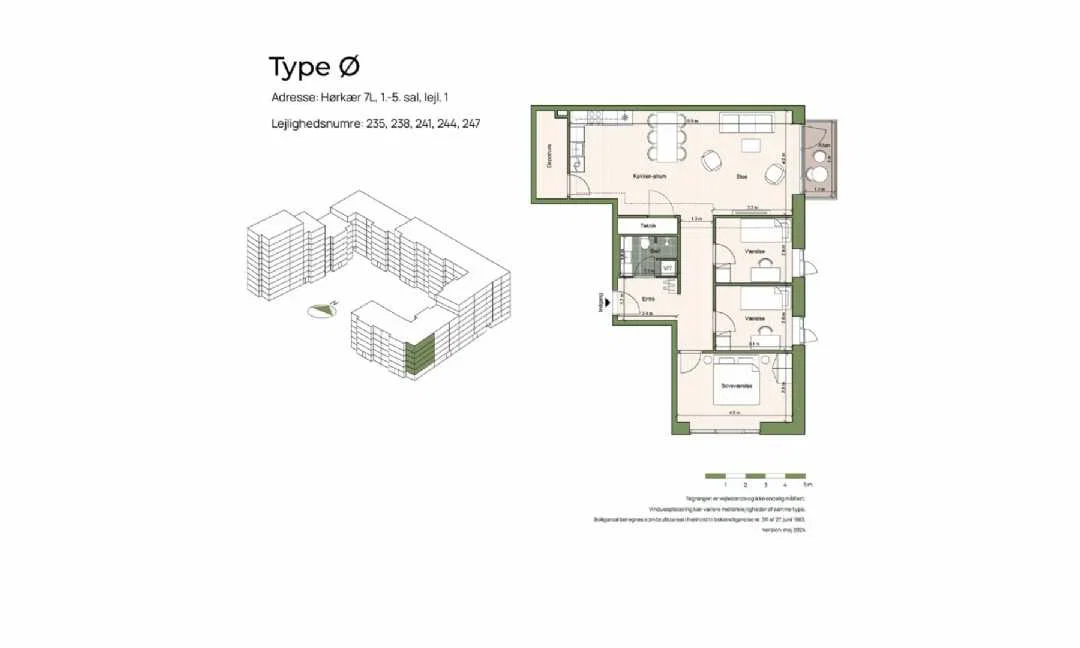 Visual presentation of the listing
