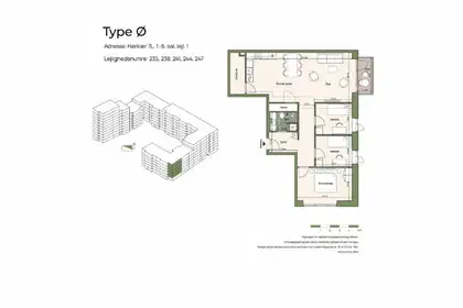 Visual presentation of the listing